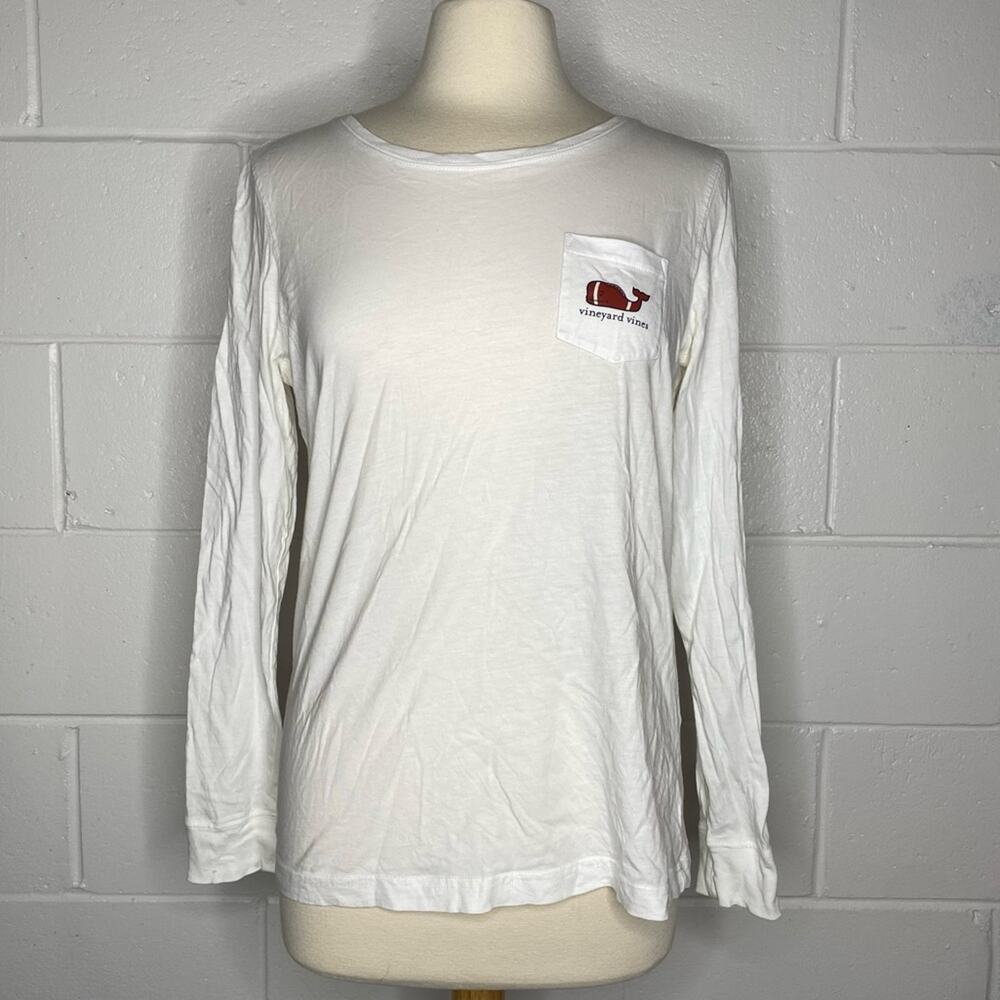 Vineyard Vines Classic Whale Graphic Football Tee K27